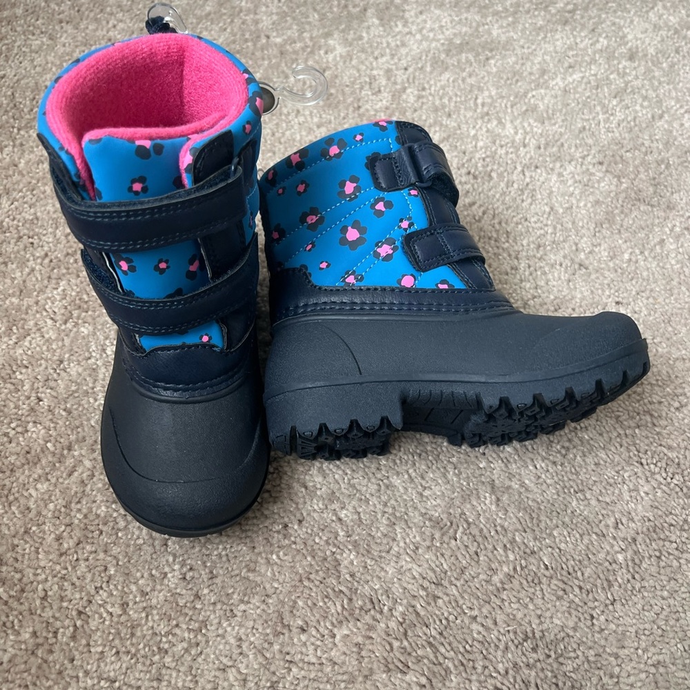 New Carters Toddler Girl Leopard Print Snowboots